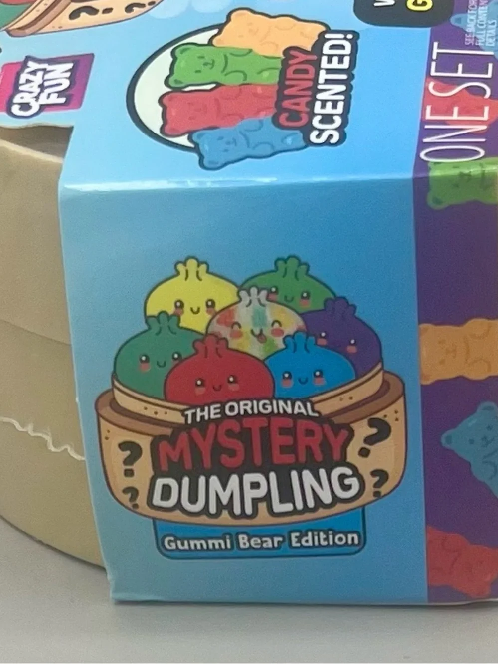 RMS Crazy Fun Mystery GUMMY BEAR Dumpling Bun + Mystery SQUISHY BEAR ~2 Pack